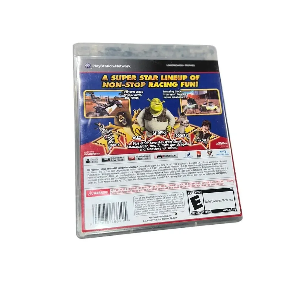 PS3 DreamWorks Super Star Kartz Complete w/ Case & Manual